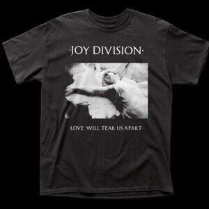 Joy Division Love Will Tear Us Apart Graphic T-Shirt Retro Band Fan Gift Casual